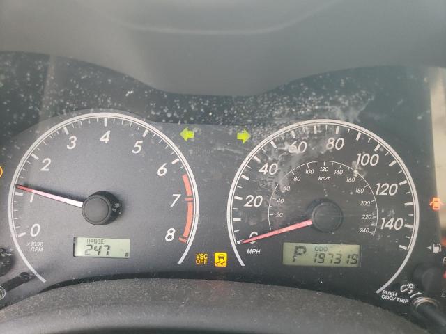 Photo 9 from auction – 2010 TOYOTA COROLLA BA with VIN 2T1BU4EE1AC288899