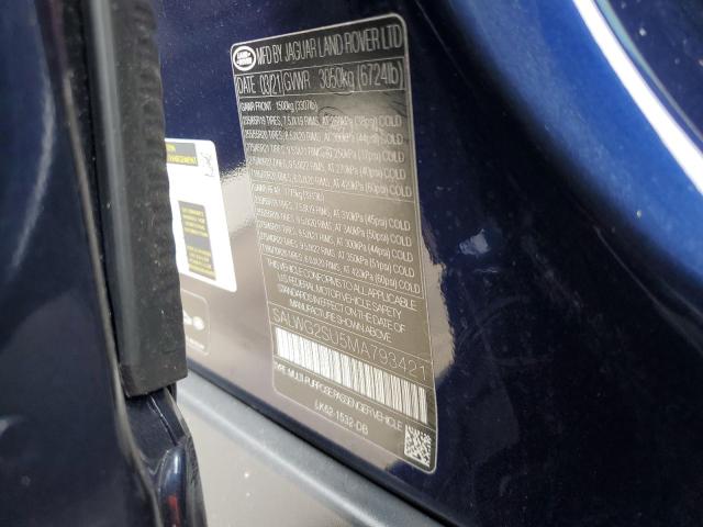 Photo 14 from auction – 2021 LAND ROVER RANGE ROVE with VIN SALWG2SU5MA793421