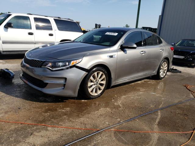 KIA OPTIMA EX 2018 with VIN 5XXGU4L31JG246555 - Photo from auction