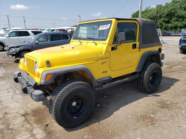 JEEP WRANGLER / 2002 with VIN 1J4FA49S42P720473 - Photo from auction