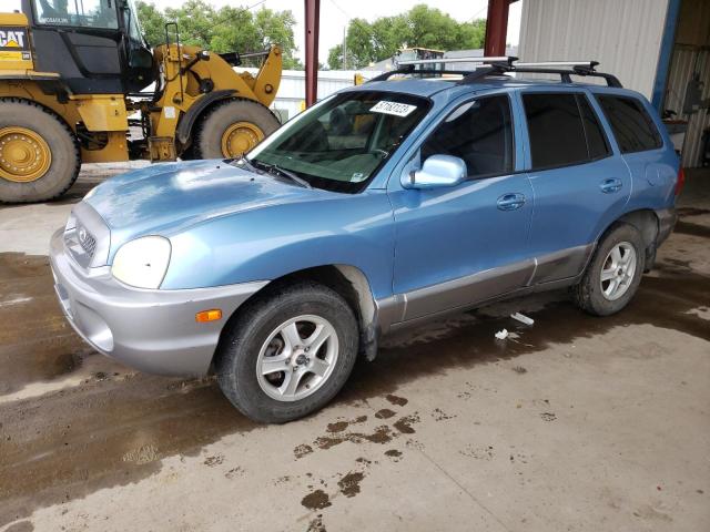 HYUNDAI SANTA FE G 2003 with VIN KM8SC73D03U502393 - Photo from auction