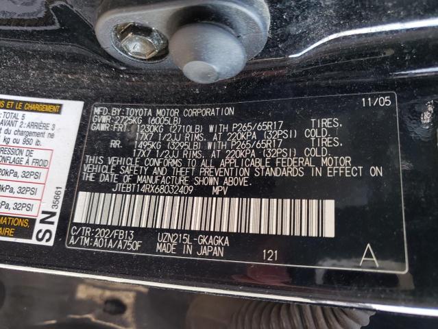 Photo 14 from auction – 2006 TOYOTA 4RUNNER SR with VIN JTEBT14RX68032409