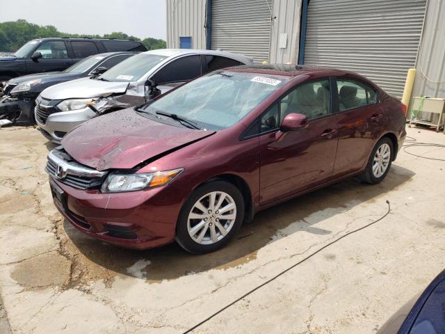 HONDA CIVIC EX 2012 with VIN 19XFB2F85CE035089 - Photo from auction