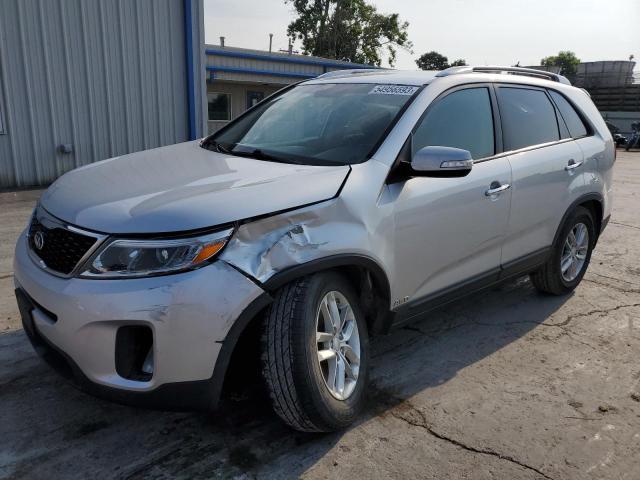 KIA SORENTO LX 2014 with VIN 5XYKTCA65EG520913 - Photo from auction
