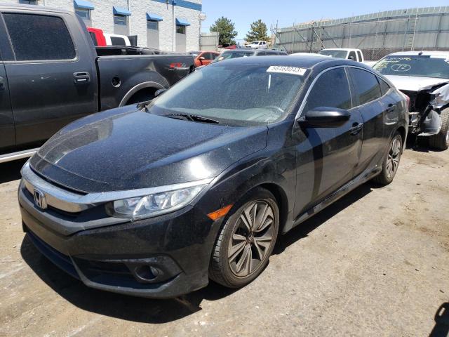HONDA CIVIC EX 2018 with VIN JHMFC1F34JX041506 - Photo from auction