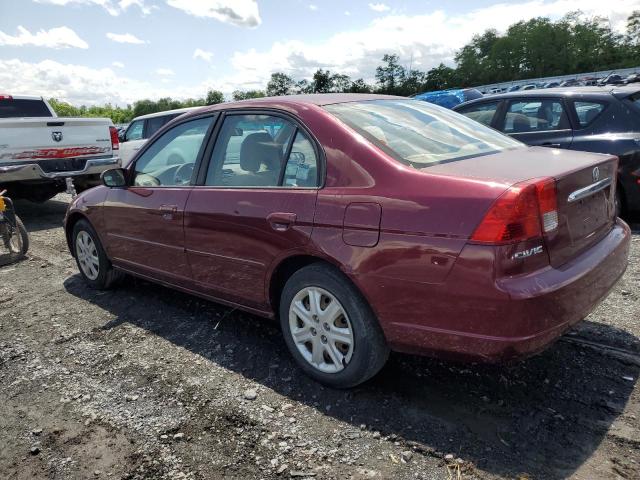Photo 2 from auction – 2003 HONDA CIVIC EX with VIN 2HGES26813H620785