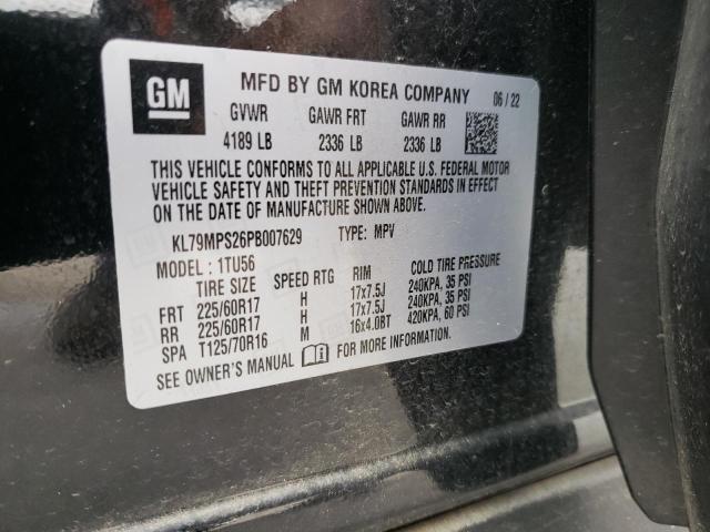 Photo 14 from auction – 2023 CHEVROLET TRAILBLAZE with VIN KL79MPS26PB007629