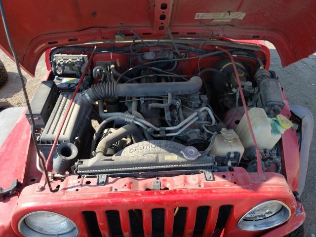 Photo 12 from auction – 2000 JEEP WRANGLER / with VIN 1J4FA49S9YP791483