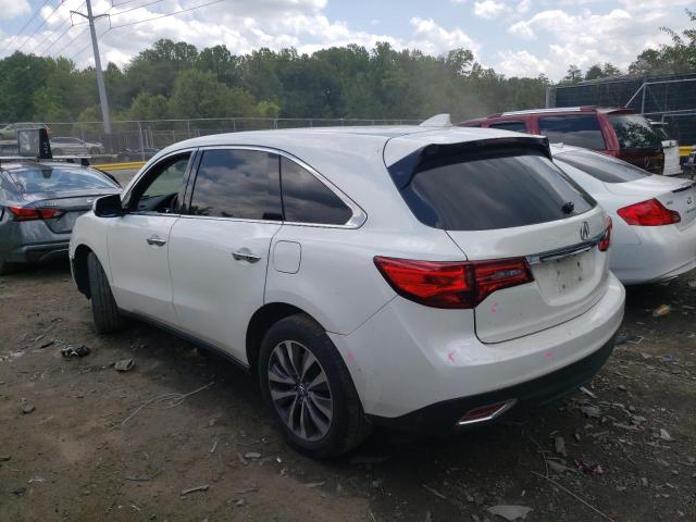 Photo 2 from auction – 2016 ACURA MDX TECHNO with VIN 5FRYD4H45GB028182