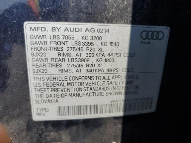 Photo 14 from auction – 2014 AUDI Q7 PREMIUM with VIN WA1LMAFE1ED015840