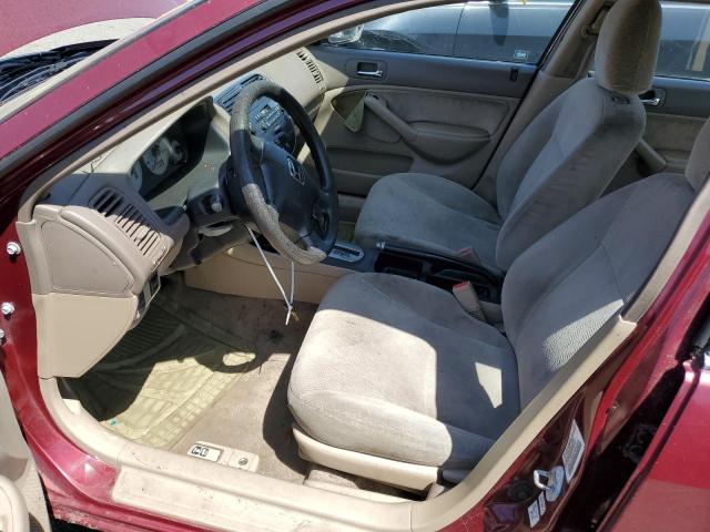 Photo 7 from auction – 2002 HONDA CIVIC LX with VIN 2HGES16502H543535