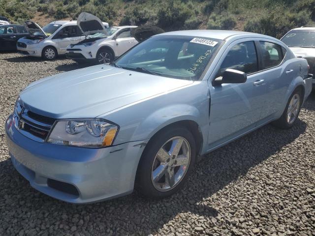 DODGE AVENGER SE 2013 with VIN 1C3CDZAB7DN594220 - Photo from auction