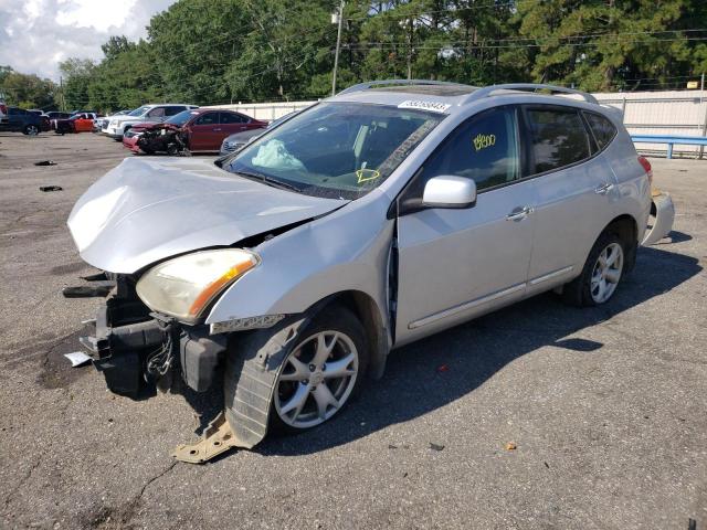 NISSAN ROGUE S 2011 with VIN JN8AS5MT4BW570894 - Photo from auction