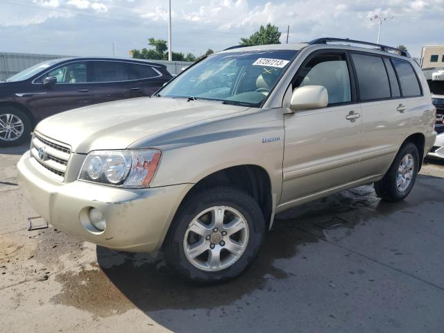TOYOTA HIGHLANDER 2001 with VIN JTEHF21A910019339 - Photo from auction