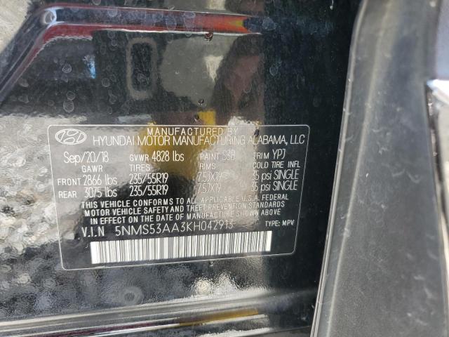 Photo 14 from auction – 2019 HYUNDAI SANTA FE L with VIN 5NMS53AA3KH042913