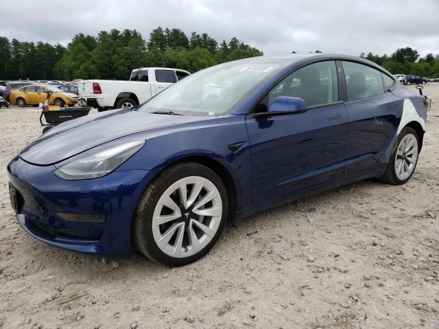 TESLA MODEL 3 2022 with VIN 5YJ3E1EA4NF187354 - Photo from auction