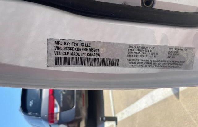 Photo 10 from auction – 2022 DODGE CHARGER SX with VIN 2C3CDXBG9NH105941