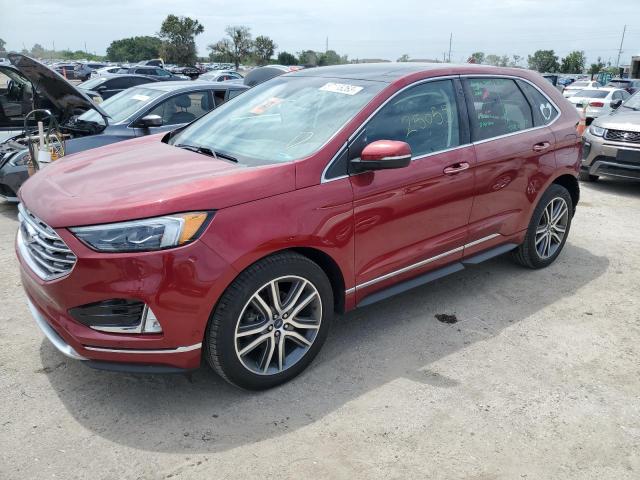 FORD EDGE TITAN 2019 with VIN 2FMPK3K98KBB67144 - Photo from auction