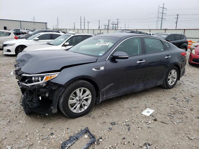 KIA OPTIMA LX 2018 with VIN KNAGT4L39J5217017 - Photo from auction