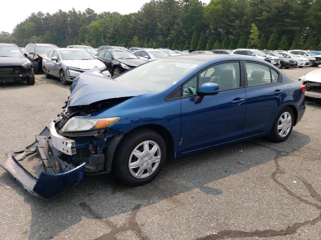 HONDA CIVIC LX 2012 with VIN 2HGFB2F57CH579671 - Photo from auction