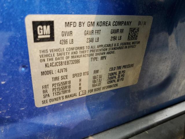 Photo 14 from auction – 2014 BUICK ENCORE with VIN KL4CJCSB1EB732086