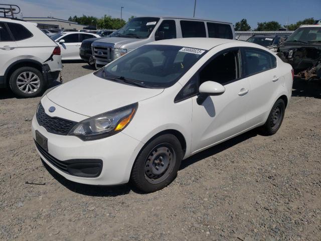 KIA RIO LX 2013 with VIN KNADM4A37D6228521 - Photo from auction