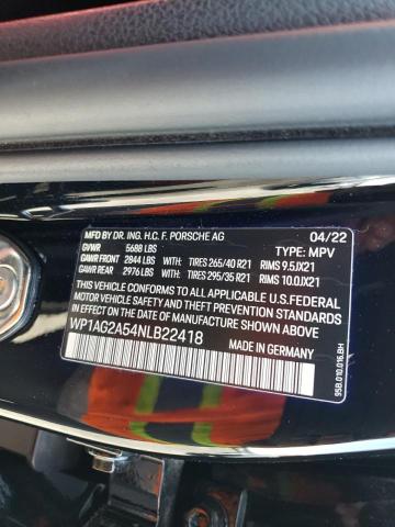Photo 14 from auction – 2022 PORSCHE MACAN S with VIN WP1AG2A54NLB22418