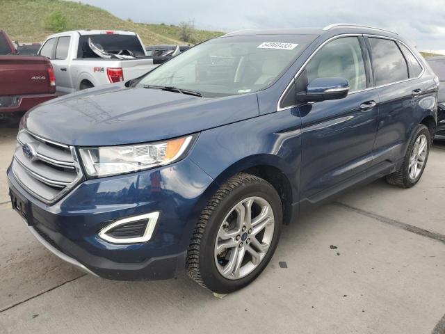FORD EDGE TITAN 2017 with VIN 2FMPK4K96HBC31390 - Photo from auction