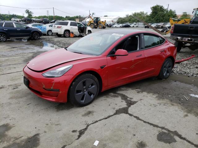 TESLA MODEL 3 2022 with VIN 5YJ3E1EA4NF103176 - Photo from auction