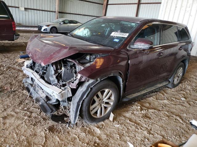TOYOTA HIGHLANDER 2014 with VIN 5TDZARFH5ES009089 - Photo from auction