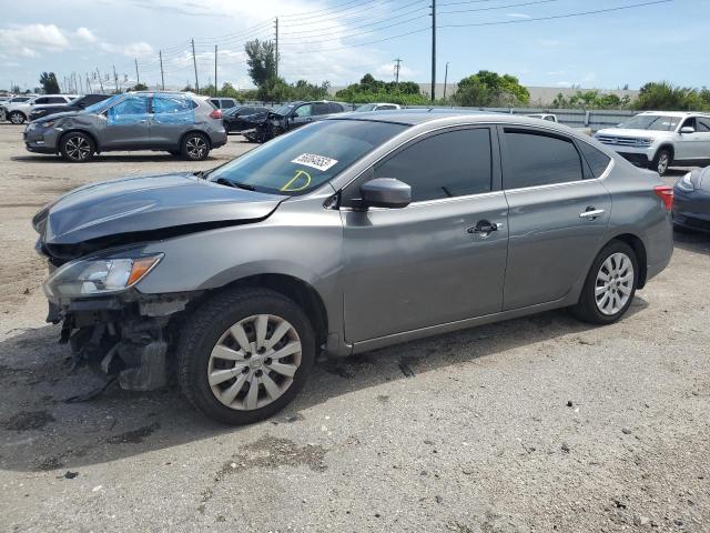 NISSAN SENTRA S 2016 with VIN 3N1AB7AP2GY239281 - Photo from auction