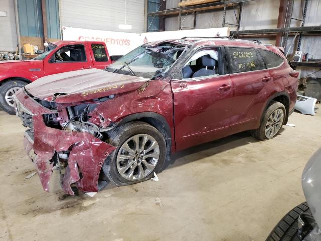 Photo 1 from auction – 2020 TOYOTA HIGHLANDER with VIN 5TDDZRBH6LS003551