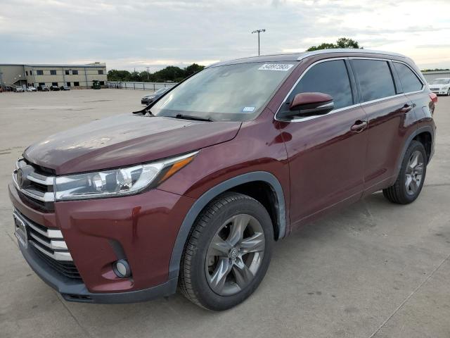 TOYOTA HIGHLANDER 2017 с VIN 5TDYZRFH1HS217754 - Фото с аукциона