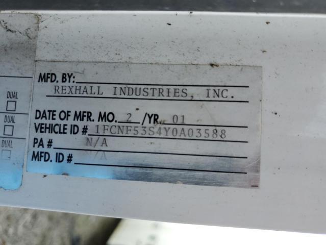 Photo 10 from auction – 2001 FORD F550 SUPER with VIN 1FCNF53S4Y0A03588