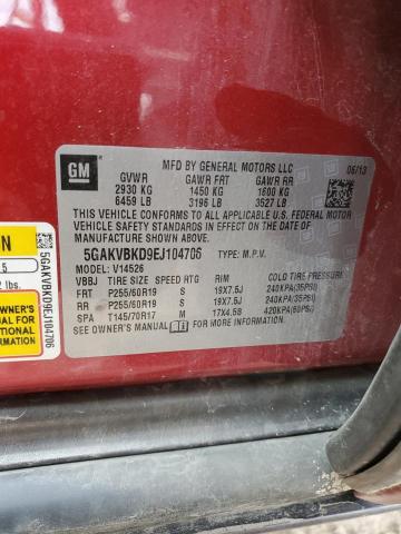 Photo 14 from auction – 2014 BUICK ENCLAVE with VIN 5GAKVBKD9EJ104706