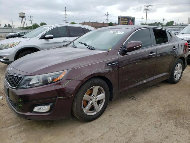 KIA OPTIMA LX 2015 with VIN 5XXGM4A79FG359733 - Photo from auction