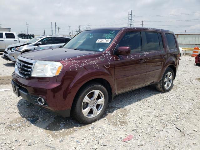 HONDA PILOT EXL 2013 with VIN 5FNYF3H52DB022107 - Photo from auction