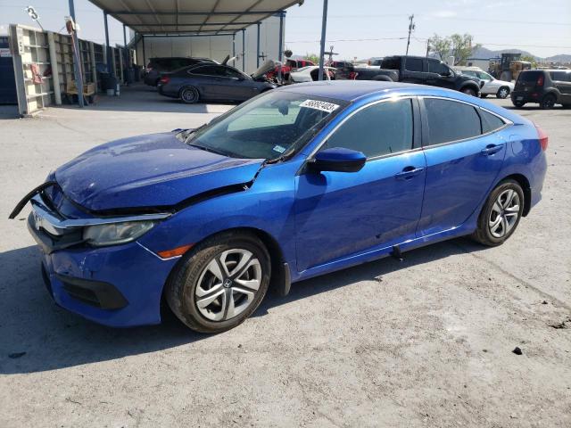 HONDA CIVIC LX 2017 with VIN 19XFC2F51HE061649 - Photo from auction