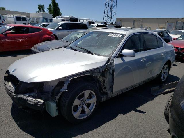 BMW 528 I 2008 with VIN WBANU53508CT09828 - Photo from auction