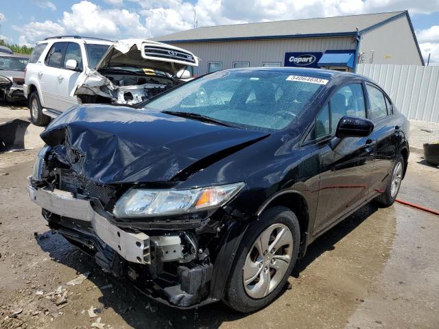 Photo 1 from auction – 2014 HONDA CIVIC LX with VIN 19XFB2F54EE011049