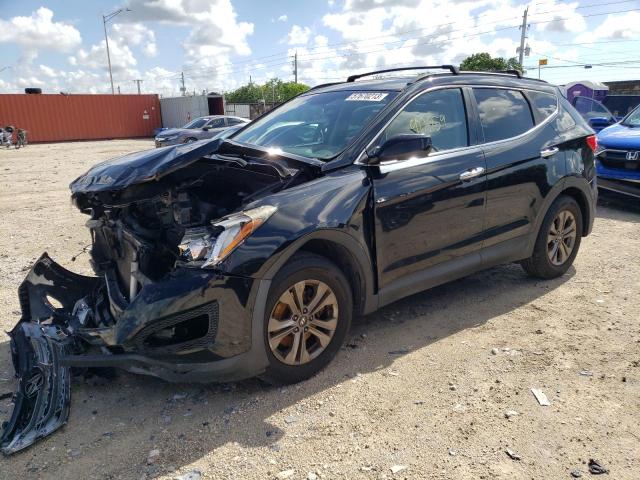 HYUNDAI SANTA FE S 2016 with VIN 5XYZU3LB2GG371014 - Photo from auction