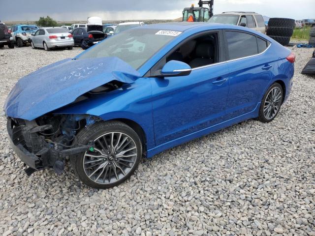 HYUNDAI ELANTRA 2017 with VIN KMHD04LB2HU332723 - Photo from auction