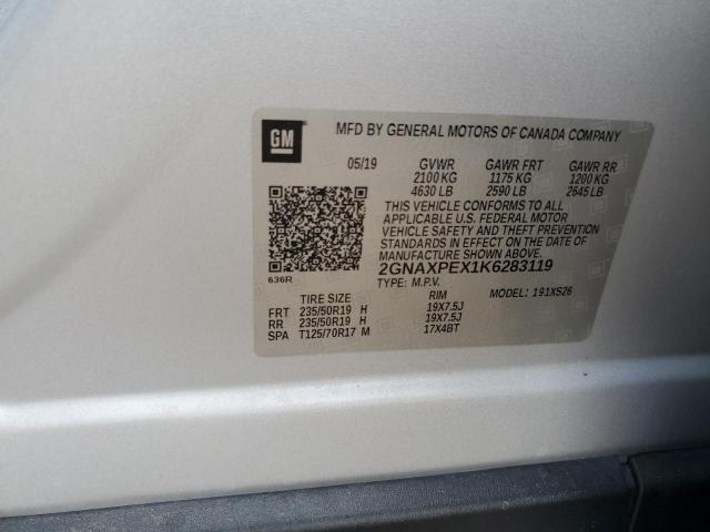 Photo 14 from auction – 2019 CHEVROLET EQUINOX PR with VIN 2GNAXPEX1K6283119