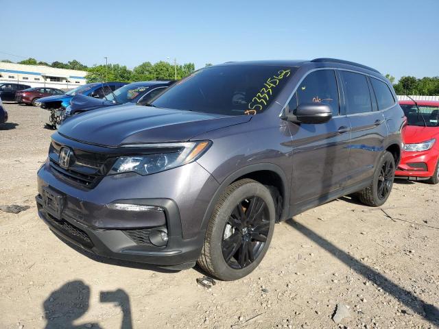 HONDA PILOT SE 2021 with VIN 5FNYF6H29MB009233 - Photo from auction