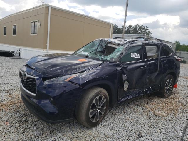 Photo 1 from auction – 2022 TOYOTA HIGHLANDER with VIN 5TDGZRAH7NS547588