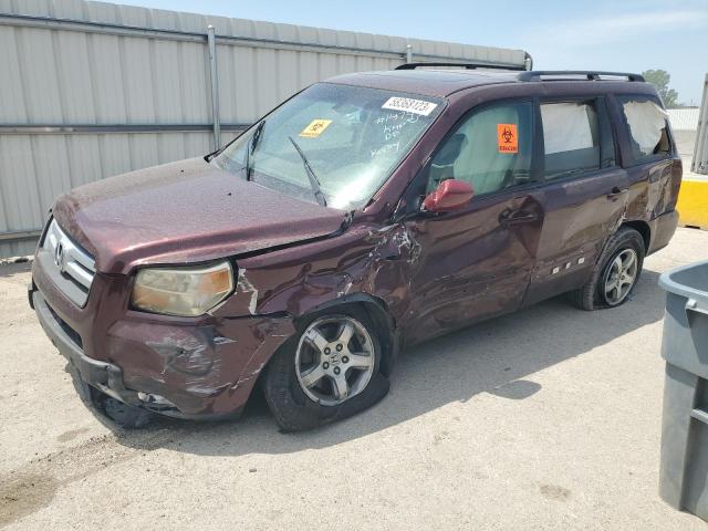 HONDA PILOT EXL 2007 with VIN 2HKYF18557H505911 - Photo from auction