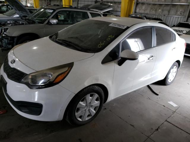 KIA RIO LX 2013 with VIN KNADM4A31D6163844 - Photo from auction