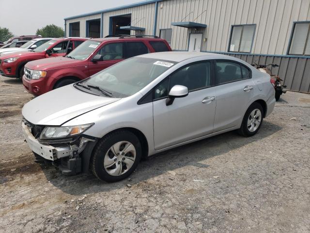 HONDA CIVIC LX 2013 with VIN 19XFB2F56DE208061 - Photo from auction