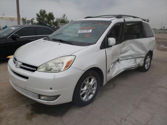 TOYOTA SIENNA XLE 2004 with VIN 5TDZA22CX4S070681 - Photo from auction