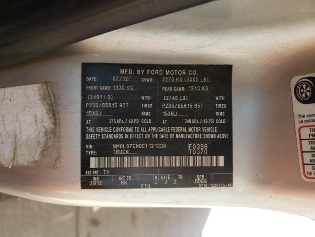 Photo 14 from auction – 2012 FORD TRANSIT CO with VIN NM0LS7CN0CT121330